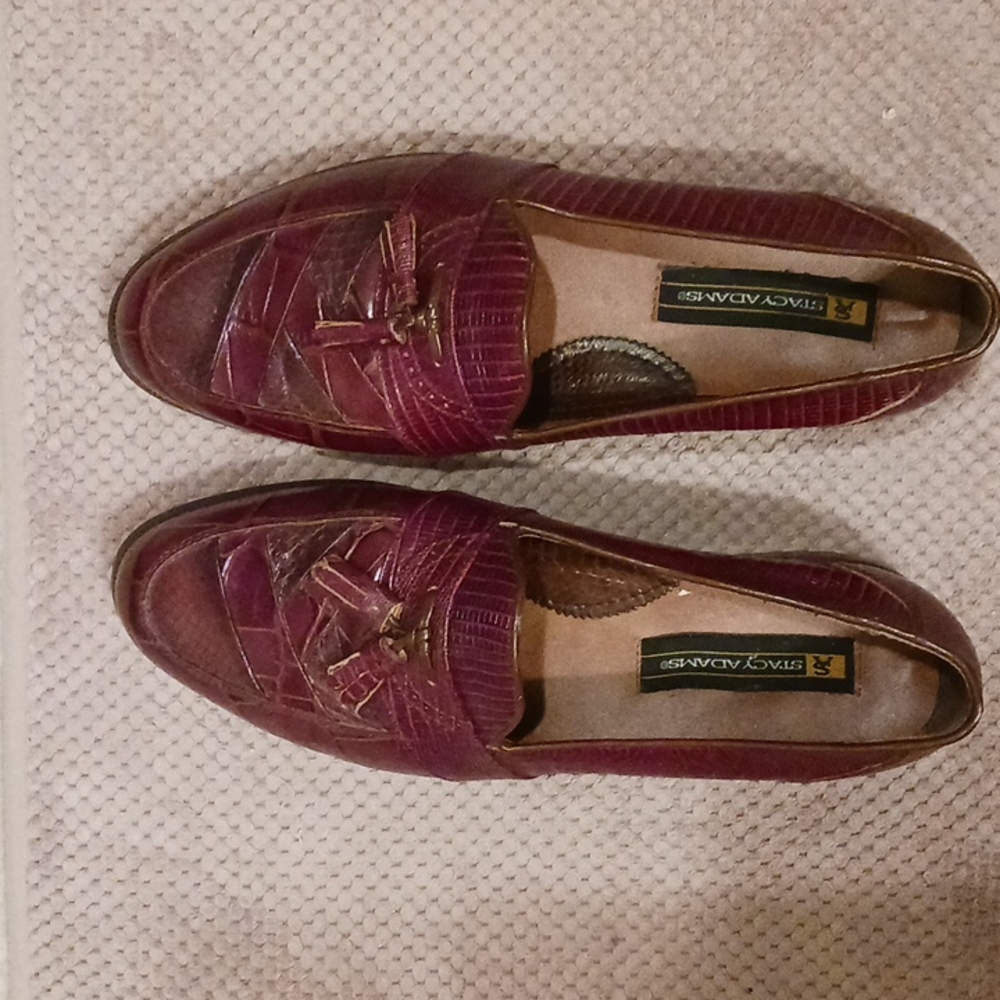 Snakeskin tassel Loafers